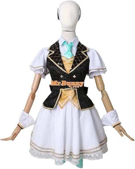 Amazon.co.jp: [MrBunny] アクア Aqours KU-RU-KU-RU Cruller! 渡辺曜 松浦果南 黒澤ダイヤ 津島善子  国木田花丸 桜内梨子 小原鞠莉 黒澤ルビィ 高海千歌 コスプレ衣装 : ホビー